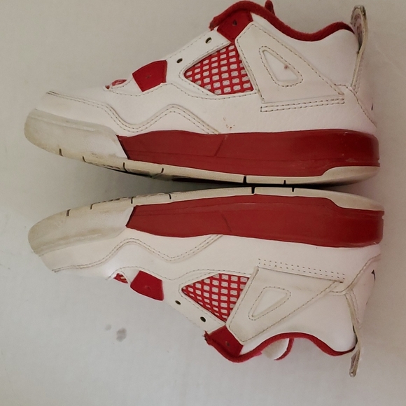 Nike Air Jordan 4 Sneakers High Tops Shoes Size Toddler 9C - Picture 9 of 13